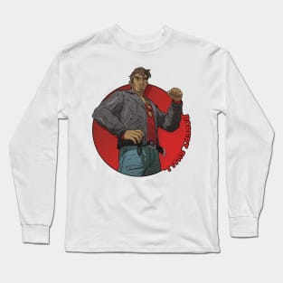 Dream Daddy: A Dad Dating Simulator : Robert Small Long Sleeve T-Shirt